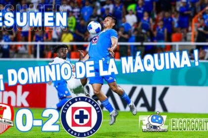 Jugadores de Cruz Azul celebrando el gol de Ángel Sepúlveda contra Real Hope en la Concacaf Champions Cup 2025.