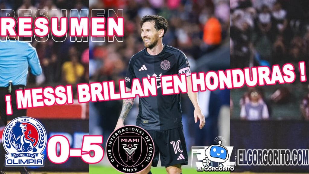Messi y Suárez brillan en Honduras durante la goleada de Inter Miami ante Olimpia.