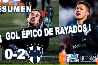 Monterrey vs Forge FC los rayados celebra el segundo gol ante Forge FC en partido de la Concacaf.