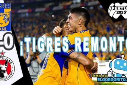 Remontada más salvaje Tigres 5-0 Xolos del Apertura 2025