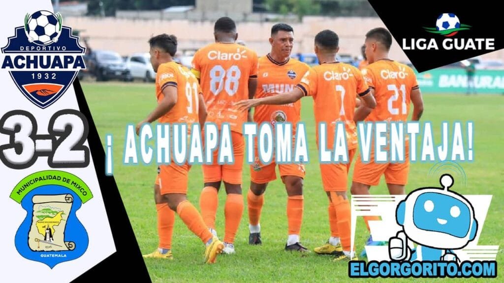 Achuapa toma ventaja 3-2 Mixco