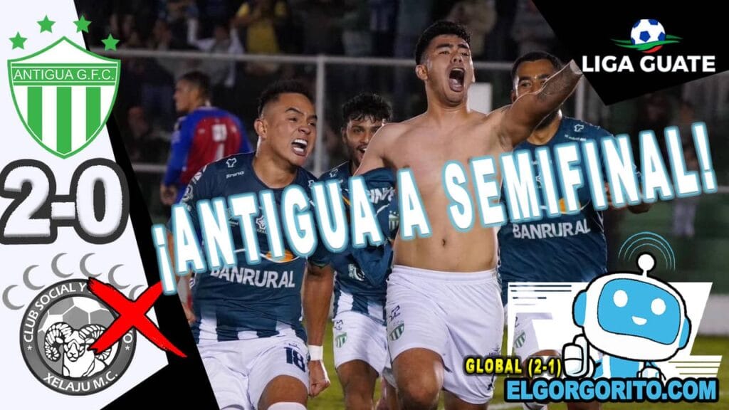 Antigua remonta 2-0 sobre Xelajú