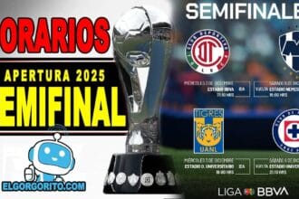 Horario Semifinal Liga MX Apertura 2025