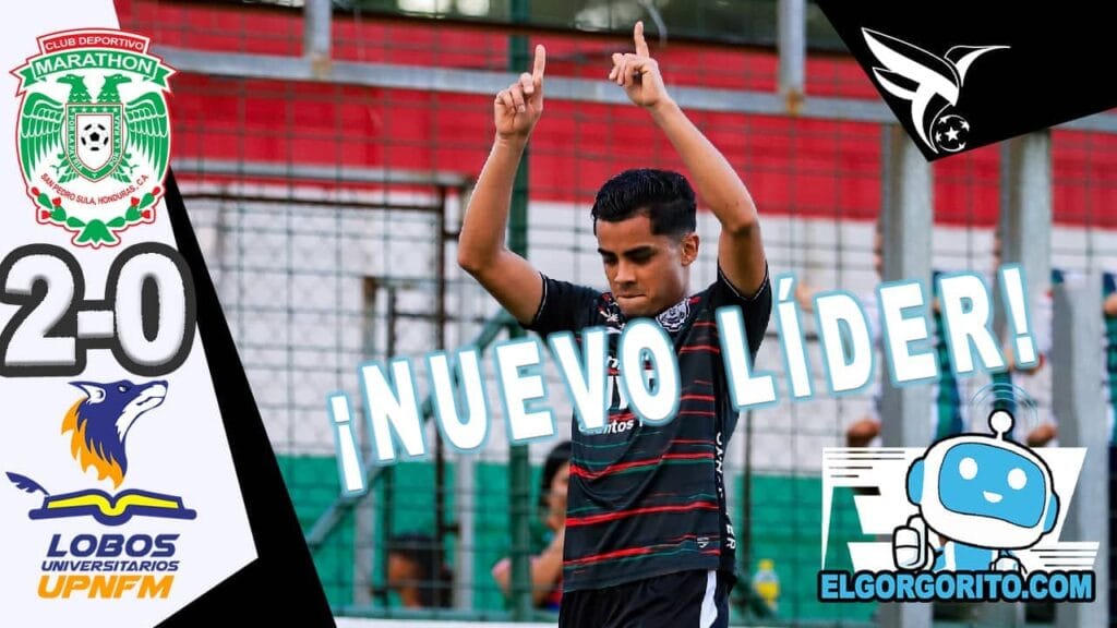 Marathón gana 2-0 Lobos UPN con homenaje