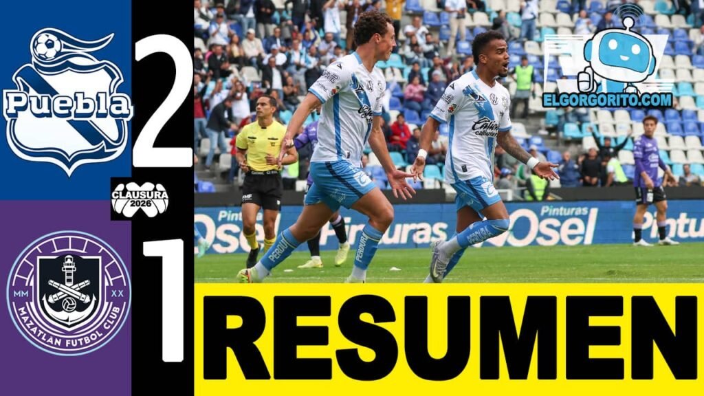 Como quedo Puebla vs Mazatlán