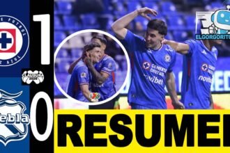 Cruz Azul saca agónica victoria contra Puebla