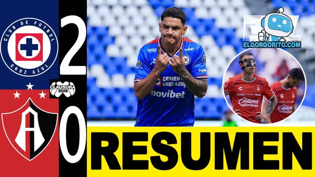 ¿Cuánto quedó Cruz Azul vs Atlas?
