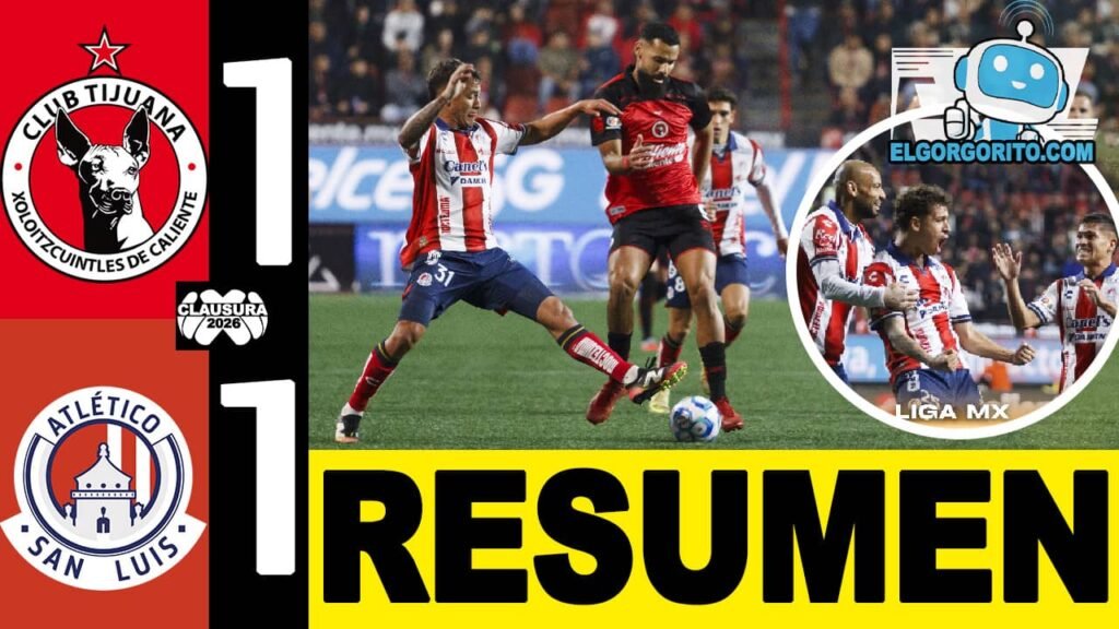 Empate de último minuto en Tijuana