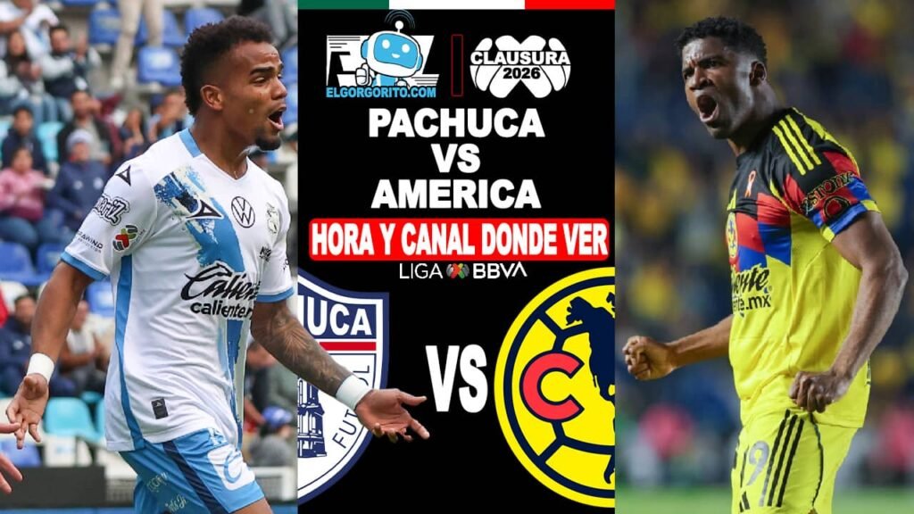 ¿Qué canal transmite? Pachuca vs America Liga MX
