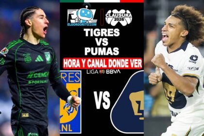 Hora y Canal Dónde ver Tigres vs Pumas