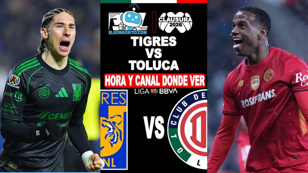 Qué canal transmite Tigres vs Toluca