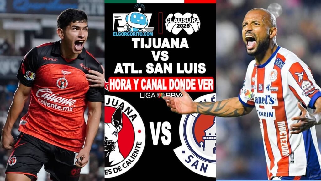 A qué hora empieza Tijuana vs Atlético San Luis