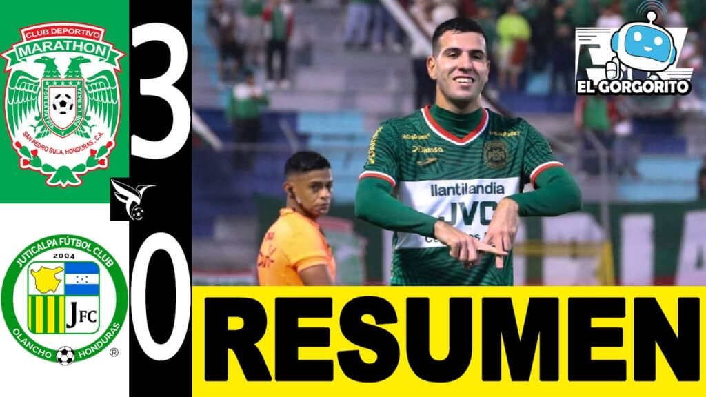 Marathón dominio Juticalpa por 3-0