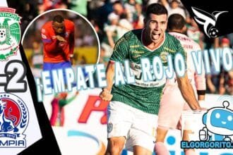 Marathon vs Olimpia Empate 2-2 Apertura 2025