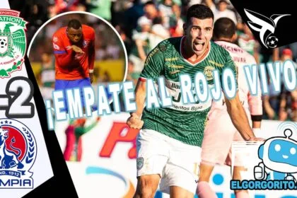 Marathon vs Olimpia Empate 2-2 Apertura 2025