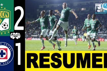 León venció 2-1 a Cruz Azul