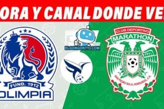 Olimpia vs Marathón Hora y Canal dónde ver