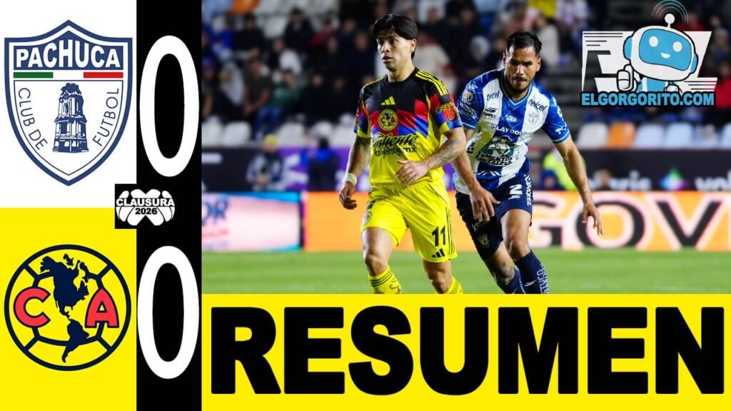 América y Pachuca empate sin gol
