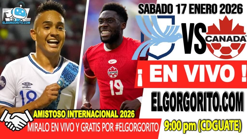 Qué canal transmite y A qué hora juega Guatemala vs Canadá