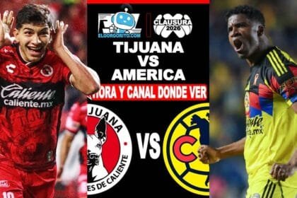 Tijuana vs América hora y Canal Dónde Ver