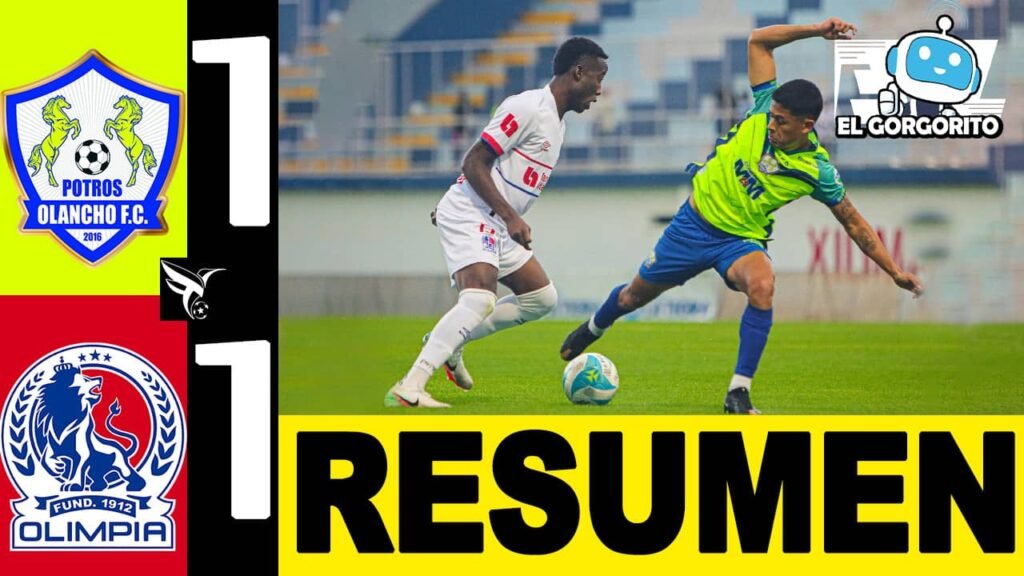 Vibrante empate Olancho FC 1-1 Olimpia