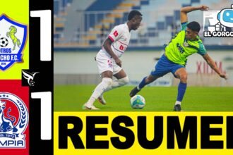 Vibrante empate Olancho FC 1-1 Olimpia