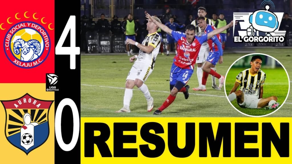 Xelajú MC aplasta 4-0 a Aurora