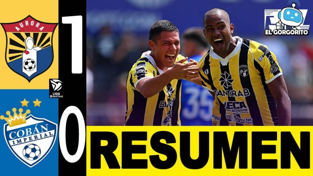 Aurora FC le quita el invicto a Cobán Imperial