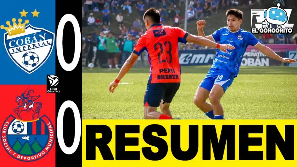 Cobán Imperial y Municipal sin gol