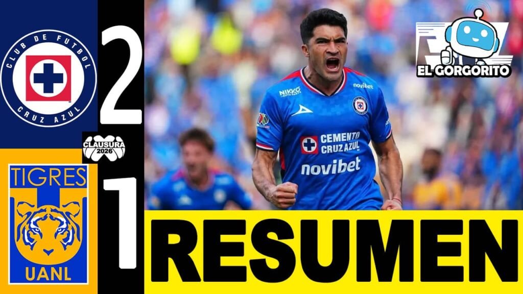 Cruz Azul derrota a Tigres