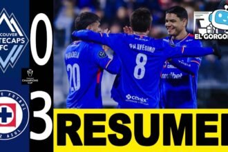 Cruz Azul goleó 3-0 al Vancouver