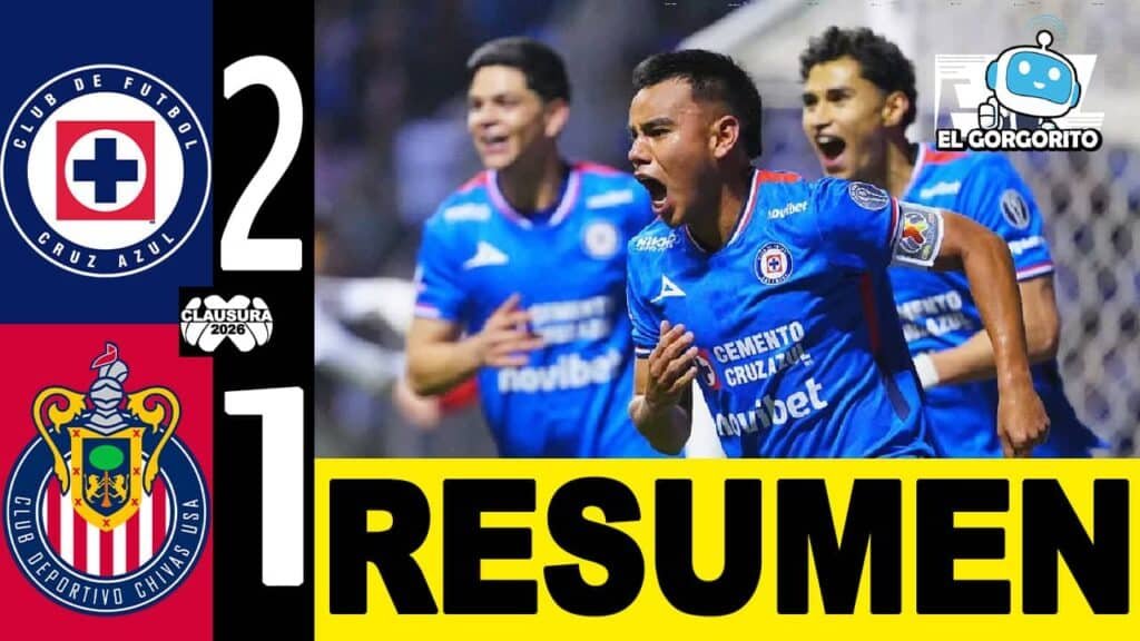 Cruz Azul le quitó el invicto a Chivas