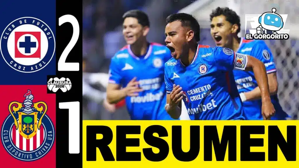 Cruz Azul le quitó el invicto a Chivas