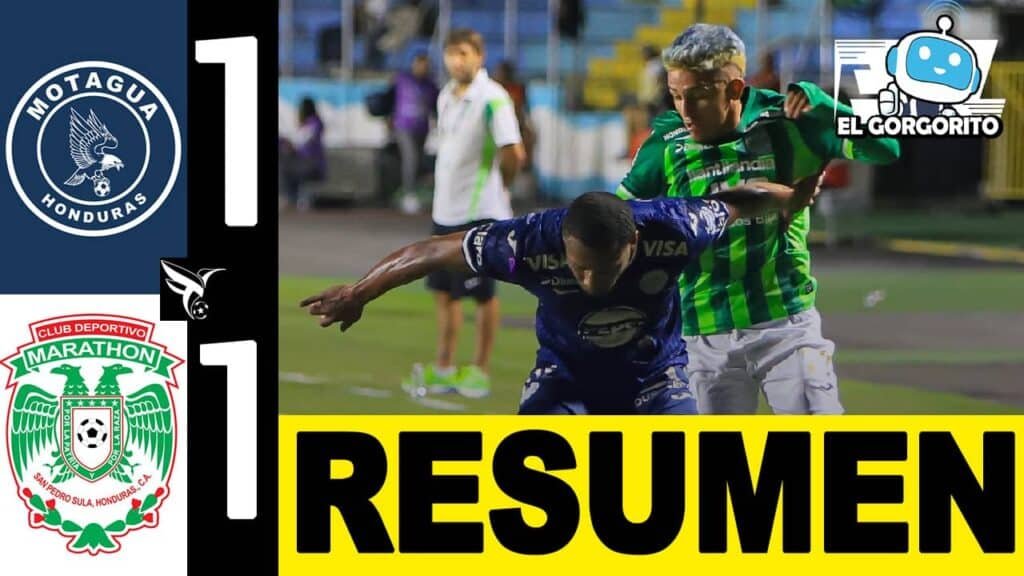 Motagua y Marathón firmaron empate Clásico 250