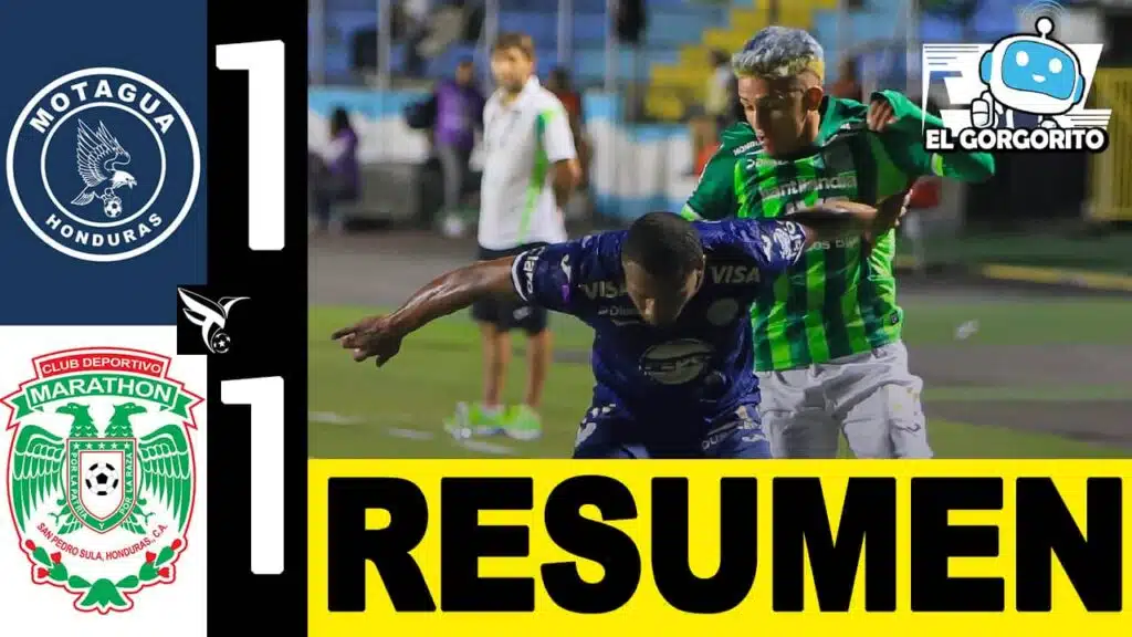 Motagua y Marathón firmaron empate Clásico 250