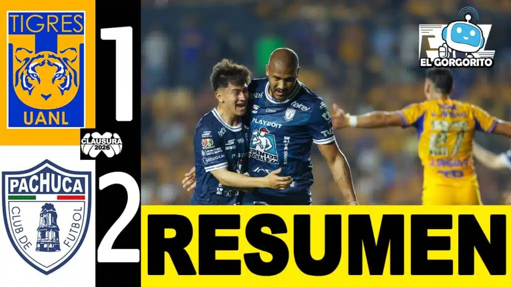 Pachuca remontó 2-1 a Tigres