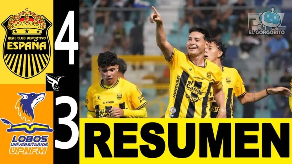 Real España sobrevive y terminó pidiendo la hora