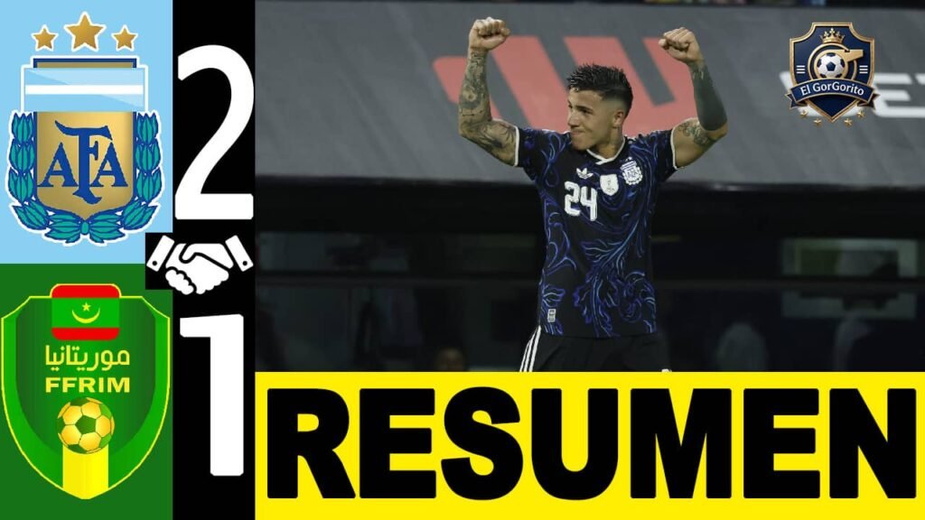 Argentina venció a la modesta Mauritania 2-1