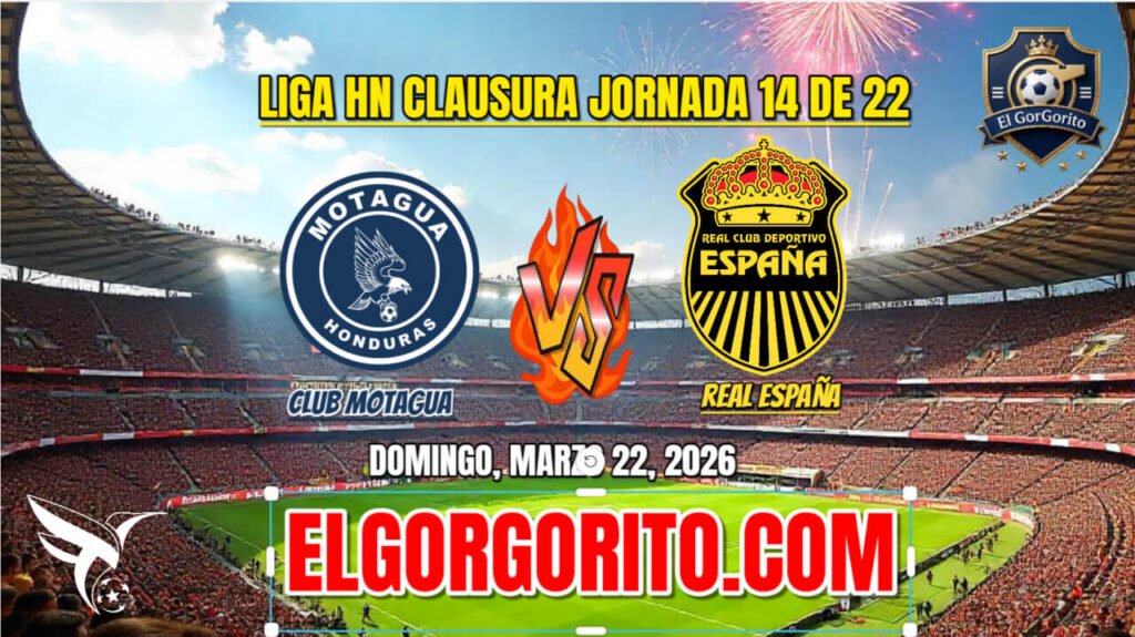 Motagua 🆚 Real España jornada 14