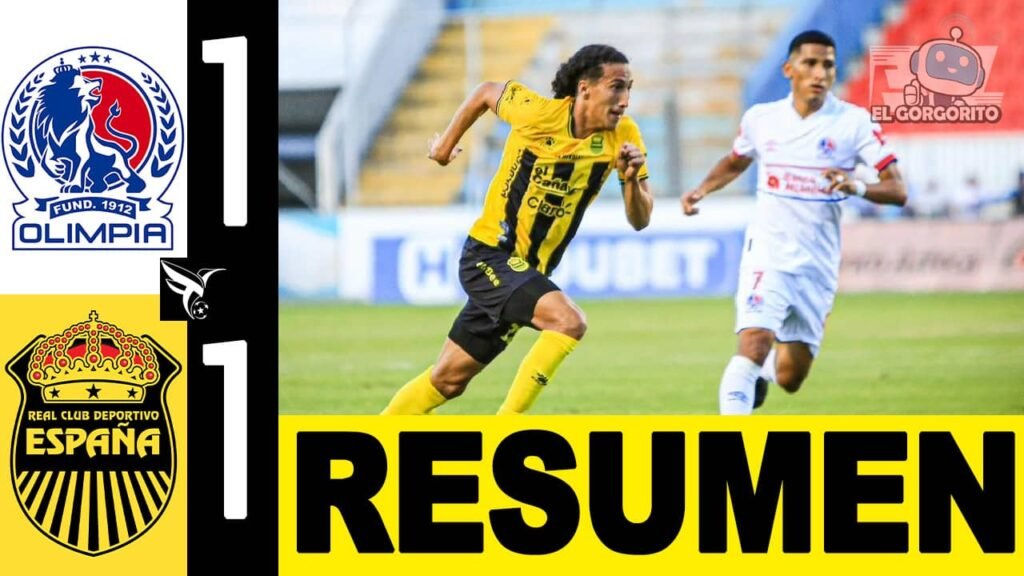 Olimpia y Real España que dejó un cierre de infarto