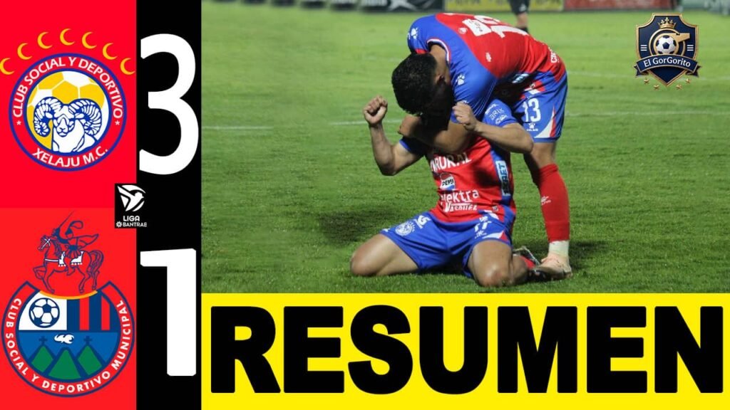 Remontada brutal Xelajú MC 3-1 Municipal