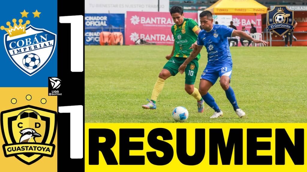 Cobán Imperial y Guastatoya chocan un empatan