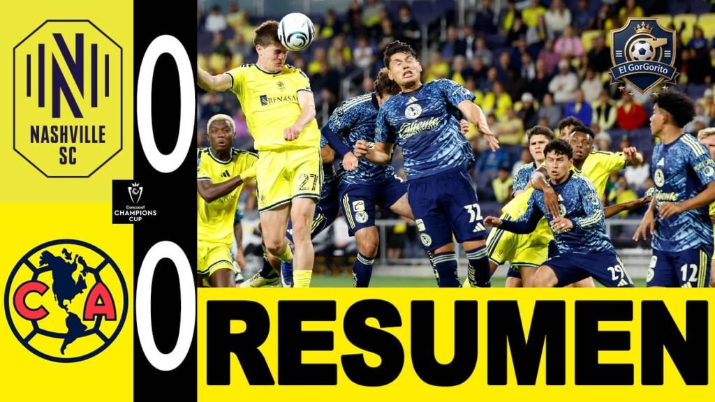 Empate amargo entre Nashville y América