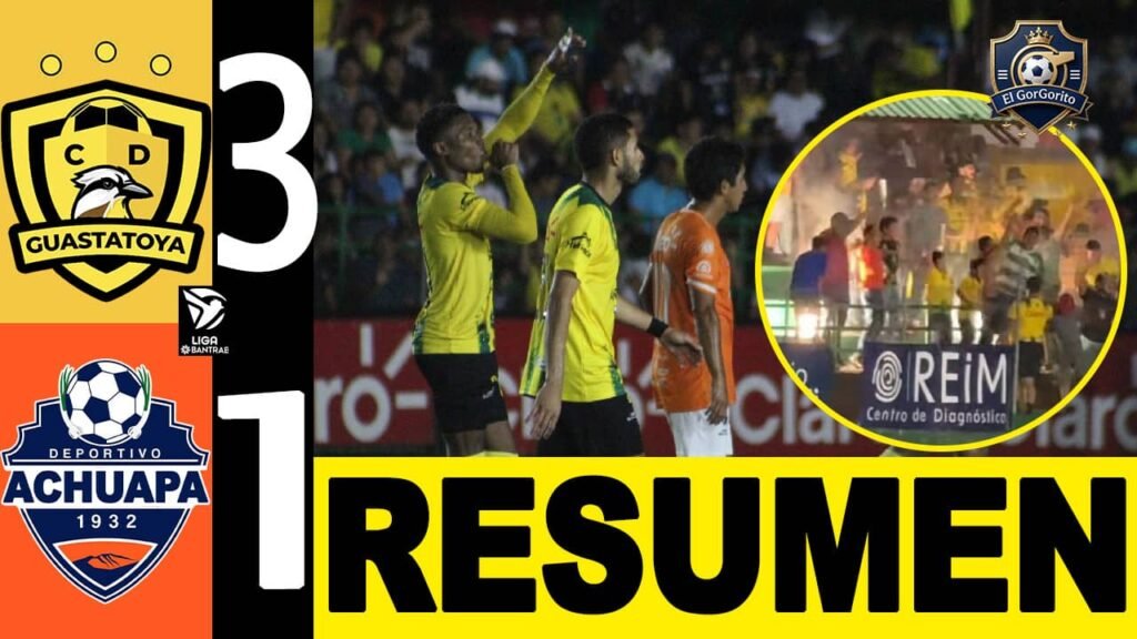 Guastatoya Resucita y Achuapa huele a Decenso