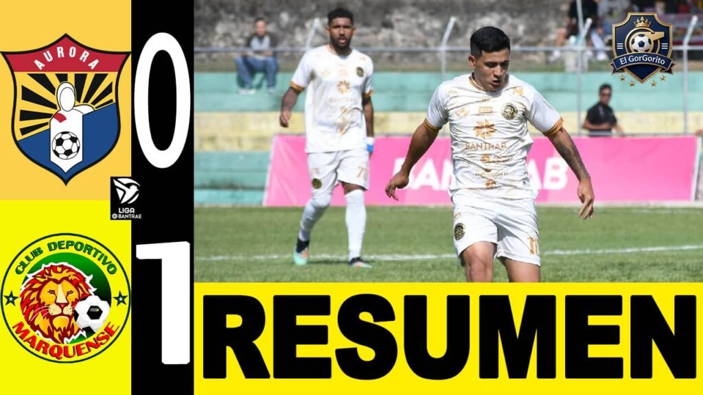Marquense vencieron 1-0 a Aurora