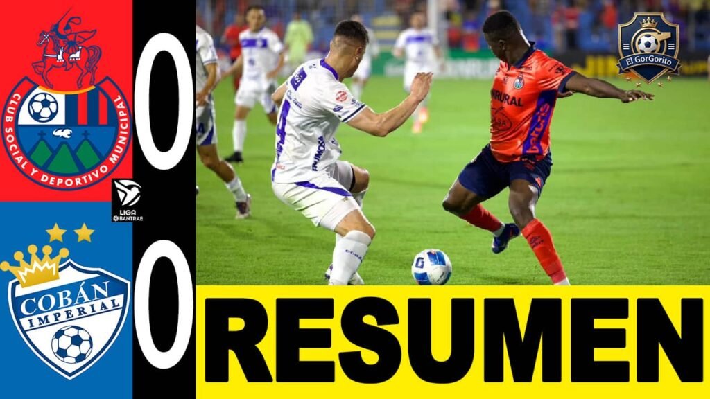 Municipal perdonó y Cobán resistió en el Trébol