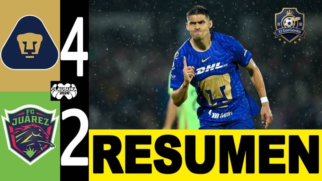Pumas le remonta a Juárez