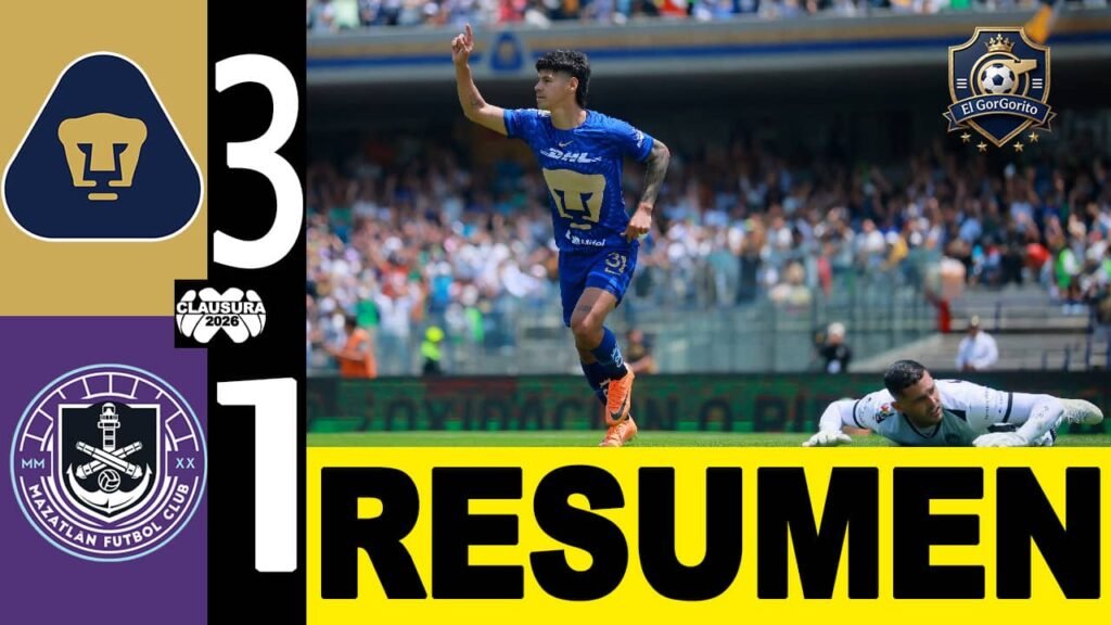 Pumas vs Mazatlan