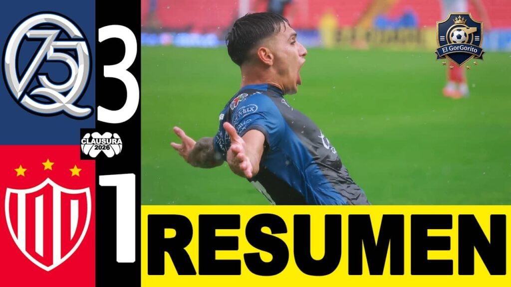 Querétaro Despluma a un Necaxa 3-1
