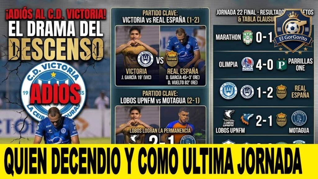 Quién descendió y cómo fue la última jornad